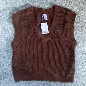 Brown Sweater Vest